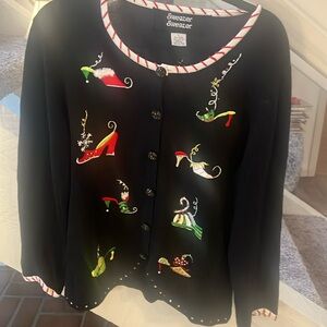 Sweater Sweater brand Christmas shoe sweater L
